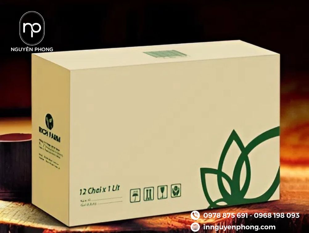 in thùng carton 5 lớp sóng BC đựng sản phẩm dược phẩm